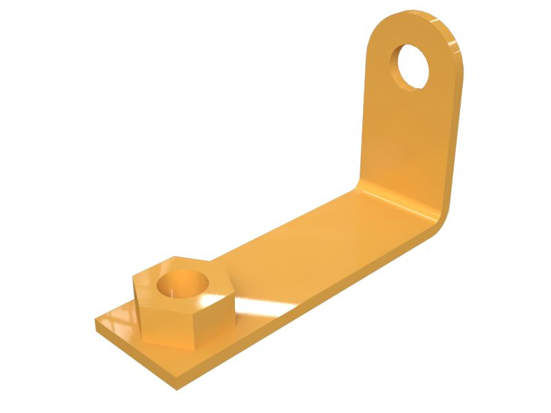 292-8741:Угловой кронштейн, толщина 3 мм