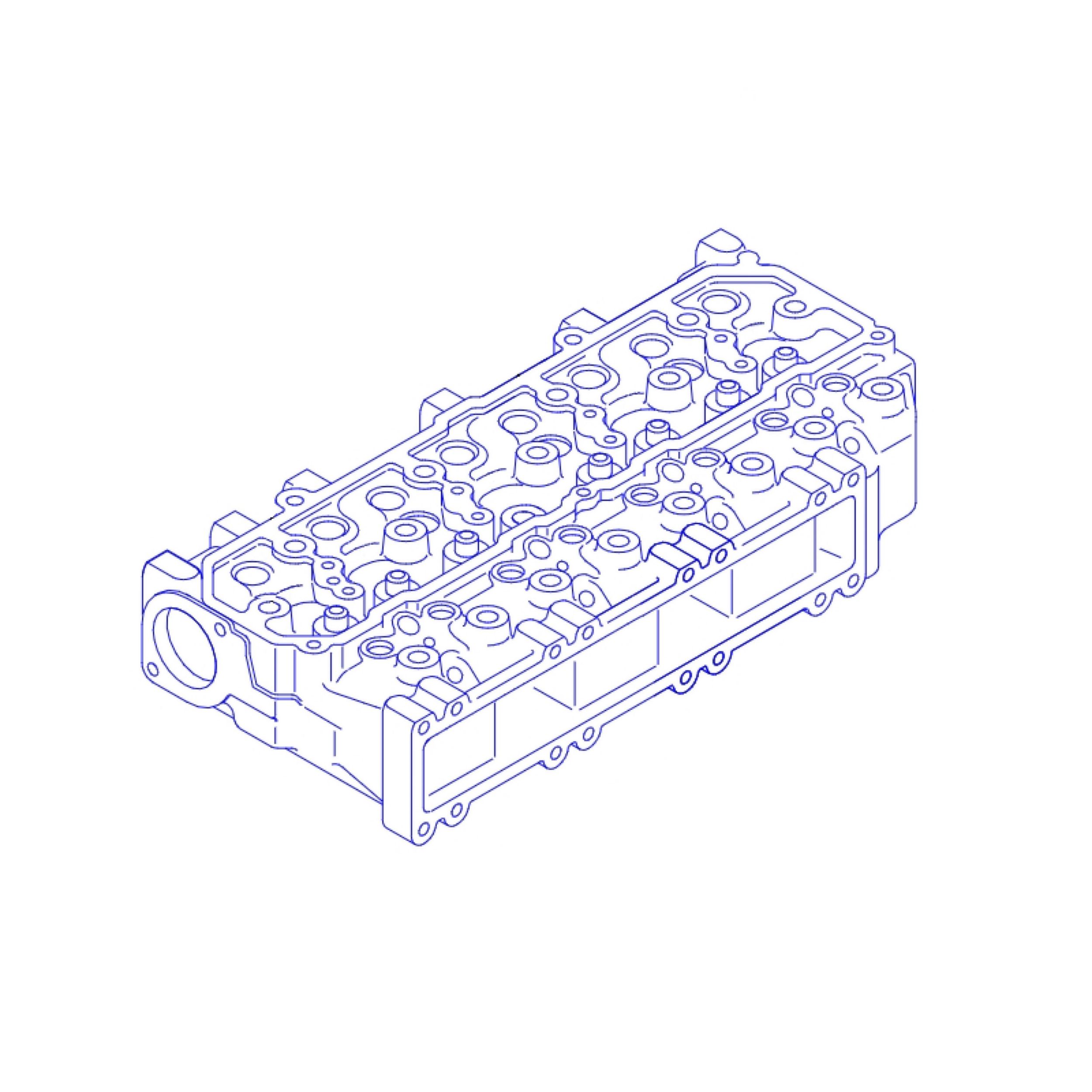 319-7263:ГОЛОВКА БЛОКА ЦИЛИНДРОВ В СБОРЕ