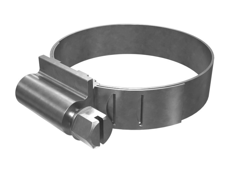 2J-6540:Шланговый хомут с гильзой, минимальный диаметр 52,00 мм