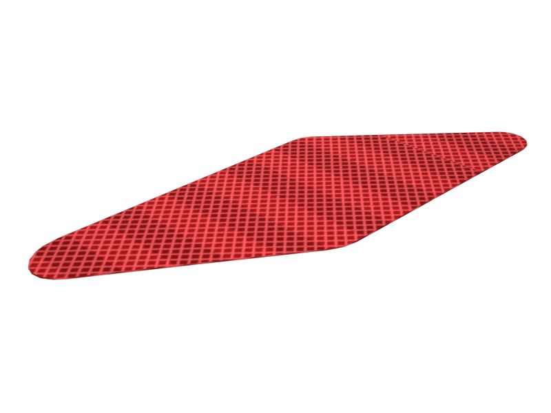 601-7339:Наклейка безопасности с красным отражателем