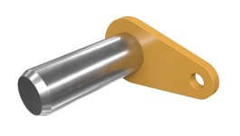 8J-7921:Палец рычажного механизма с наружным диаметром 38 мм и кронштейном