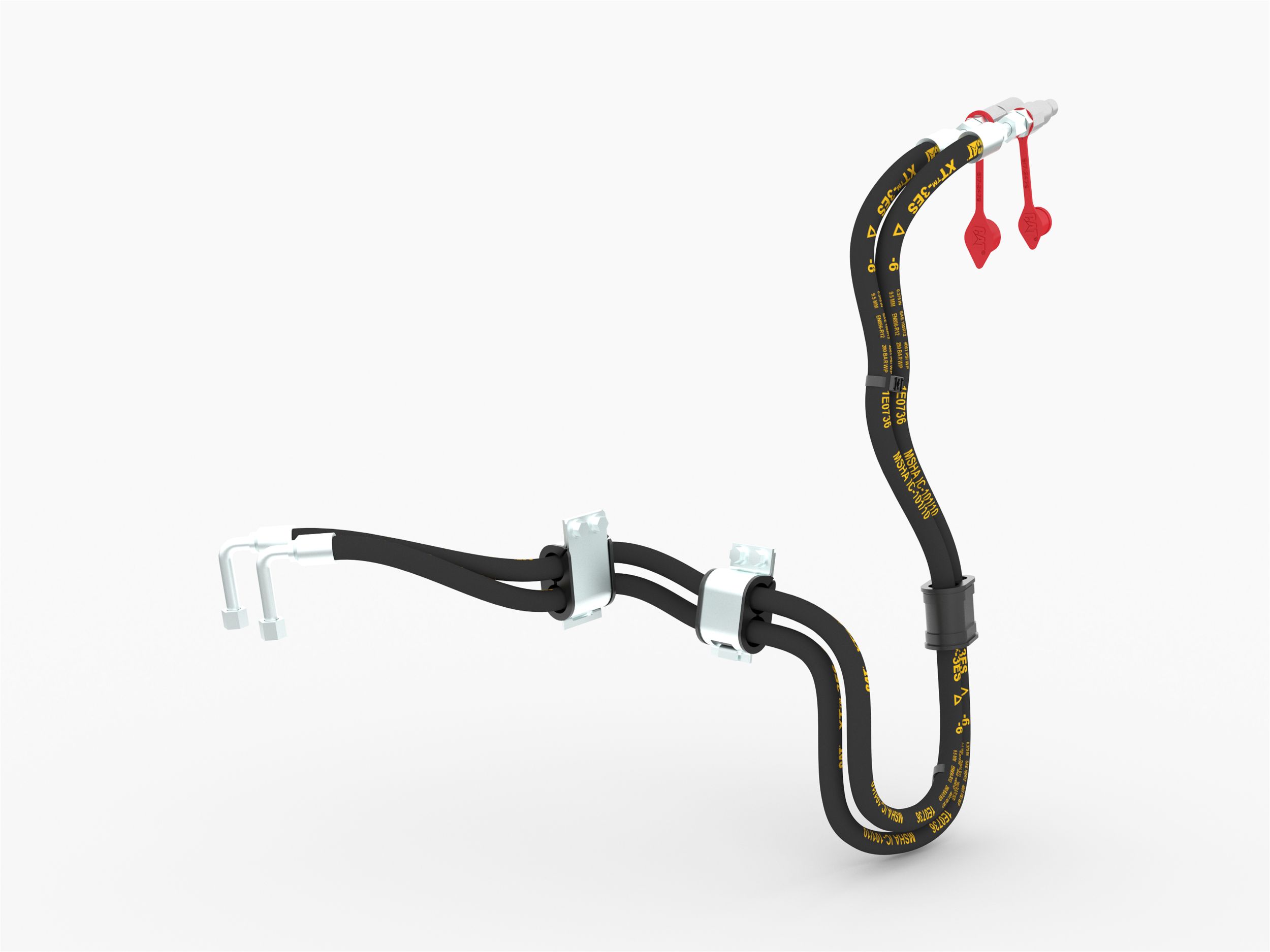 532-9264:Трубопроводы молота для мини-погрузчиков