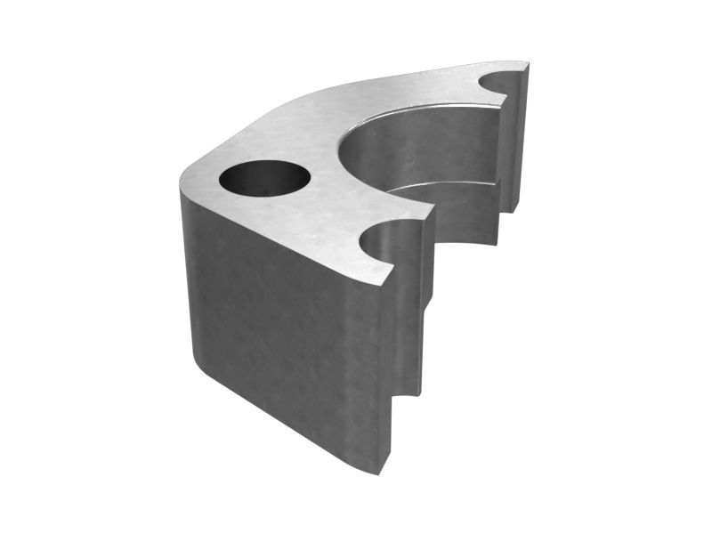 6V-0400:Разъемный фланец, диаметр расточенного отверстия 48,25 мм