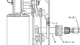 6T-7294:Стеклоочиститель в сборе