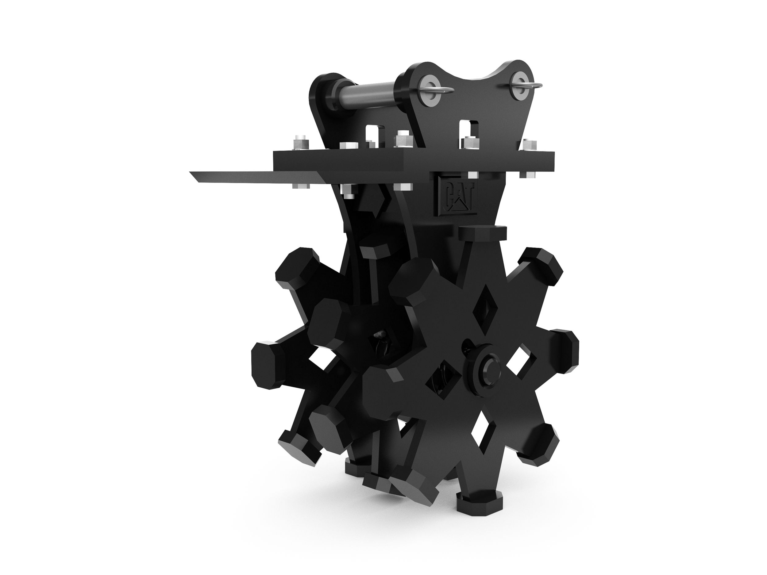 517-6980:Уплотнительное колесо 406 мм (16 дюймов), крепление на пальцах, 5 т