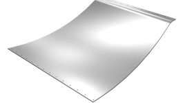 337-8241:Брызговик крыла, толщина 9,52 мм