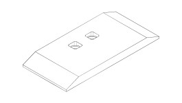 519-8501:Концевая секция режущей кромки