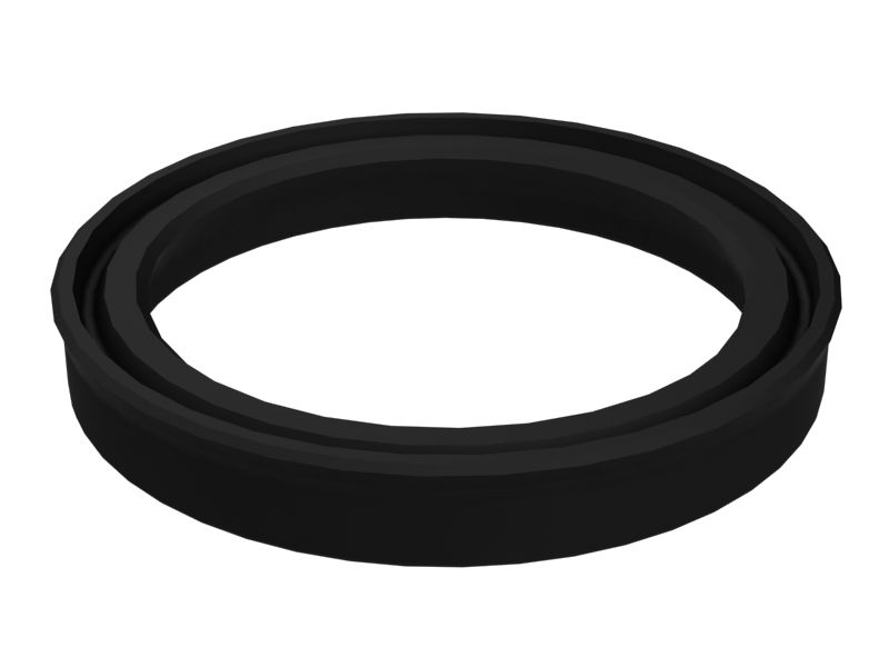 338-2442:U-образное уплотнение штока цилиндра шириной 7,3 мм