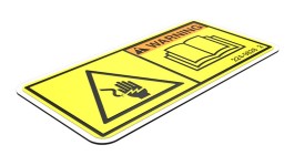 224-9828:Предупреждающая табличка об опасности поражения электрическим током