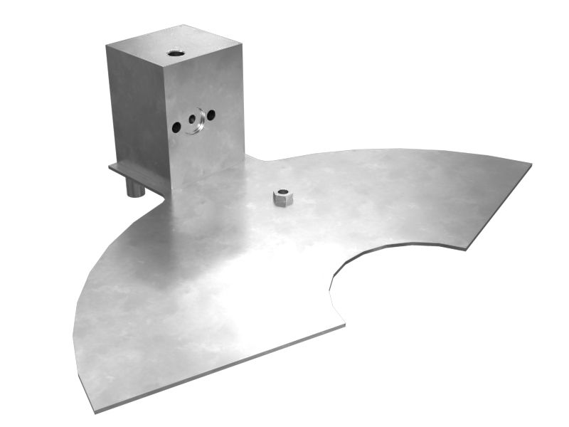 425-1781:Крышка цилиндра подвески, правая