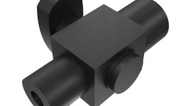 7X-7655:Латунный штекерный клапан с резьбовым концом длиной 52 мм