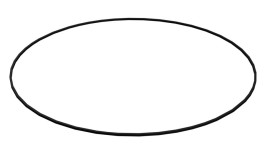 9X-3975:Кольцевое уплотнение внутреннего диаметра 383,54 мм