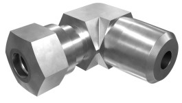 5P-4459:Переходной коленчатый патрубок с углом 90 градусов длиной 22,40 мм