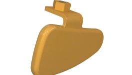 223-8495:Приварная поликарбонатная рукоятка с гайкой M6X1