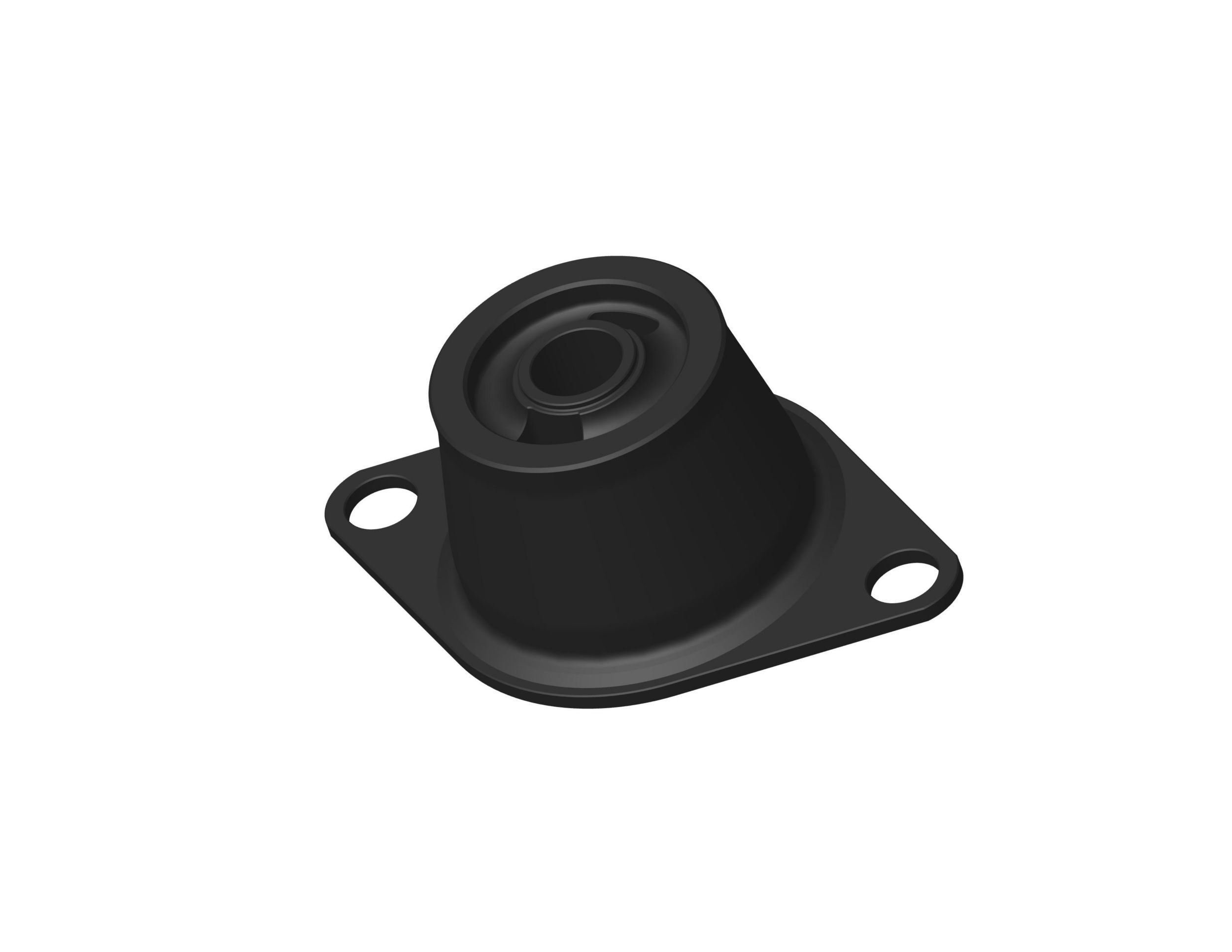 159-1554:Резиновая опора двигателя с двумя монтажными отверстиями