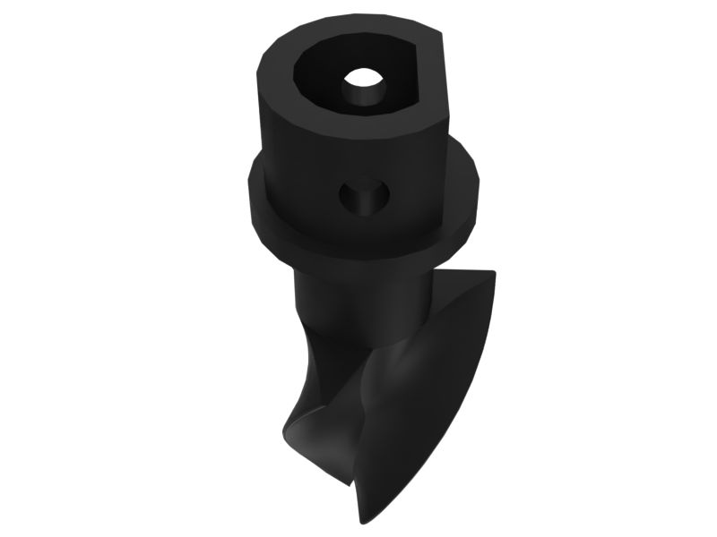 153-4093:Зуб шнекового бура, длина 196,9 мм