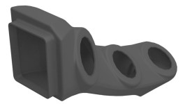 345-6191:Воздуховод в сборе — внутренний