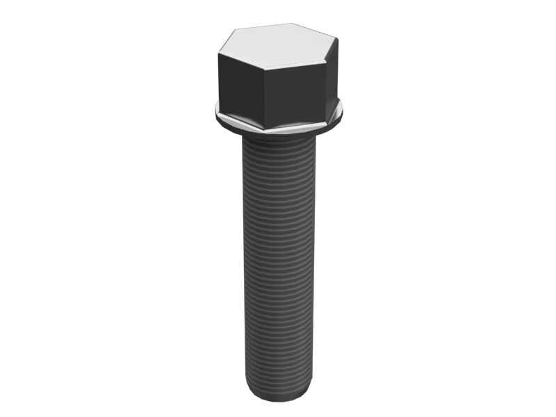 2P-3205:Болт с шестигранной фланцевой головкой 3/8"-16 x 1 3/4