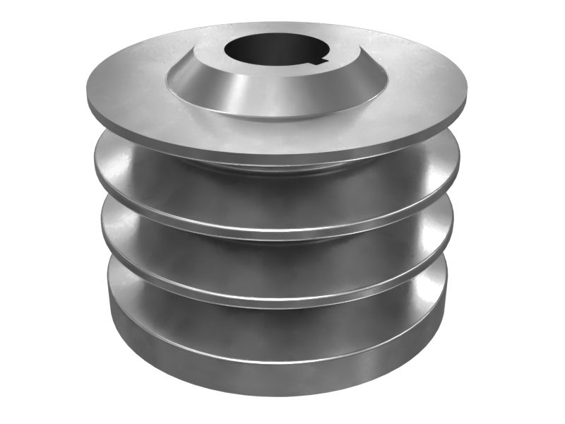 8X-1805:Шкив генератора переменного тока с 2 канавками