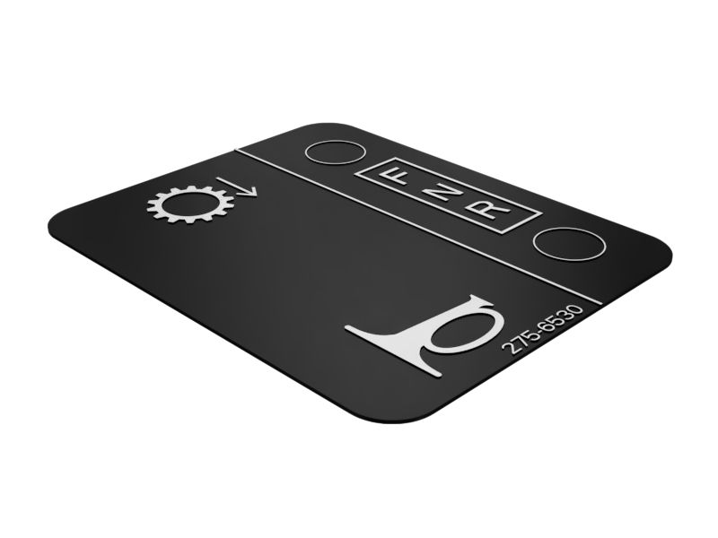 275-6530:Наклейка органов управления