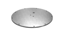 200-0818:Крышка колеса бортового редуктора с креплением на 9 болтах, толщина 12 мм