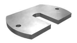 204-1371:Стопорная пластина колесного вала толщиной 9,5 мм