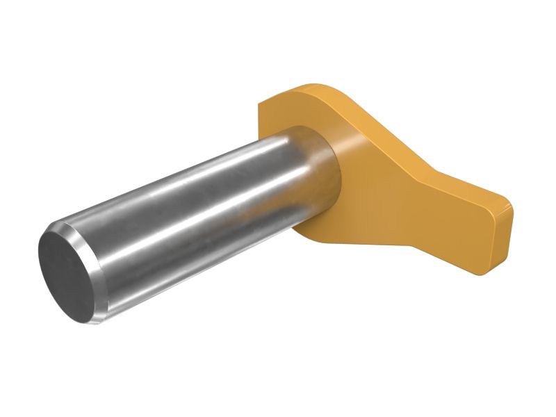 8W-8560:Палец рычажного механизма с наружным диаметром 50,7 мм и кронштейном