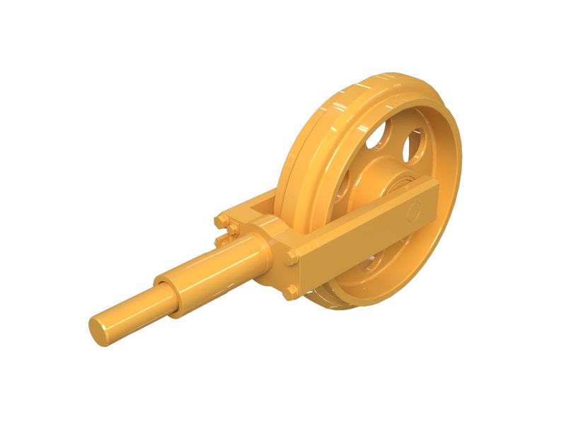 241-0285:Направляющее колесо левое в сборе