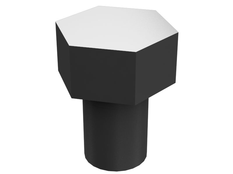 8T-9371:Болт с шестигранной головкой размером 3/8''-16 x 1/2''