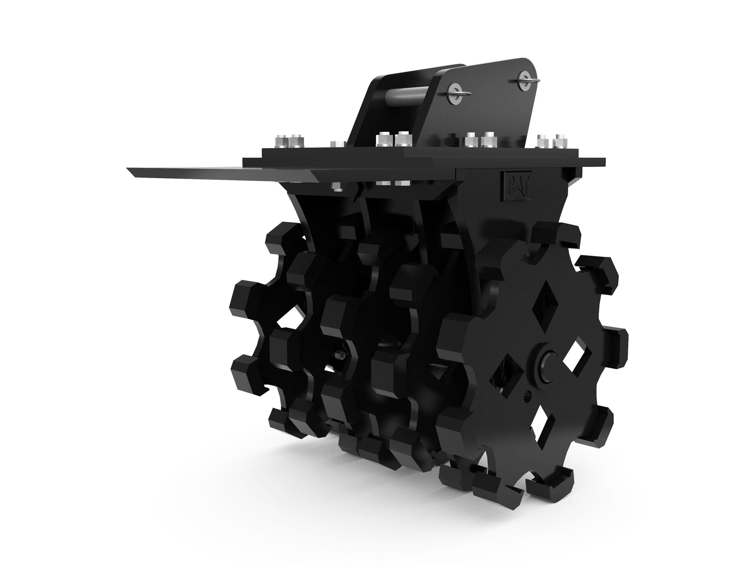 517-6991:Уплотнительное колесо 914 мм (36 дюймов), крепление на пальцах, мини-экскаватор 7–8 т