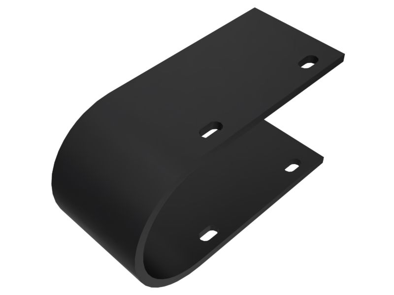 105-2200:Грязезащитный щиток гидробака толщиной 7,9 мм