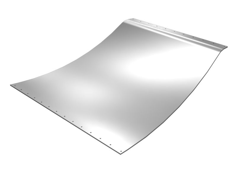 337-8241:Брызговик крыла, толщина 9,52 мм