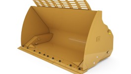 464-2895:Ковш 5,0 м3 (6,5 ярда3), крепление на пальцах, режущая кромка с болтовым креплением