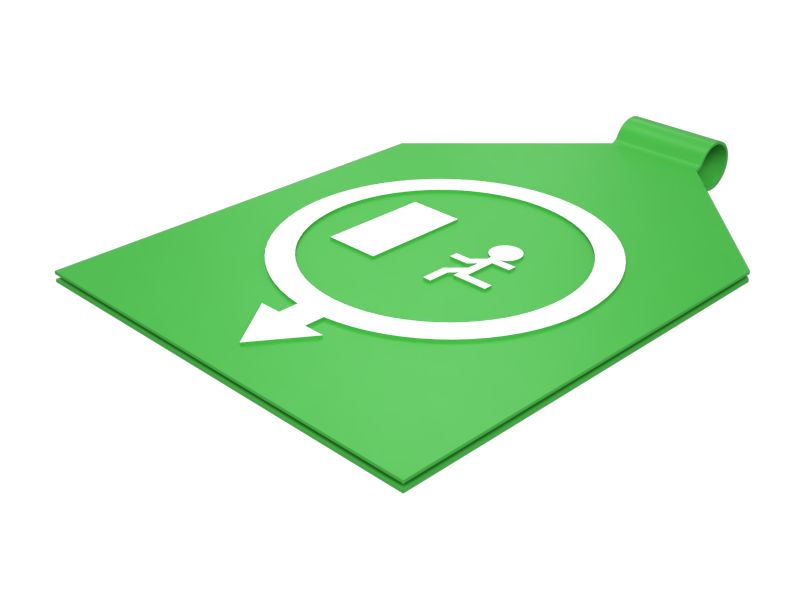 258-4429:Наклейка с инструкциями