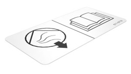 611-9718:Наклейка с инструкцией по продувке