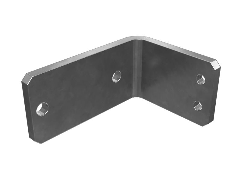 202-7002:Формованная угловая пластина, толщина 8 мм
