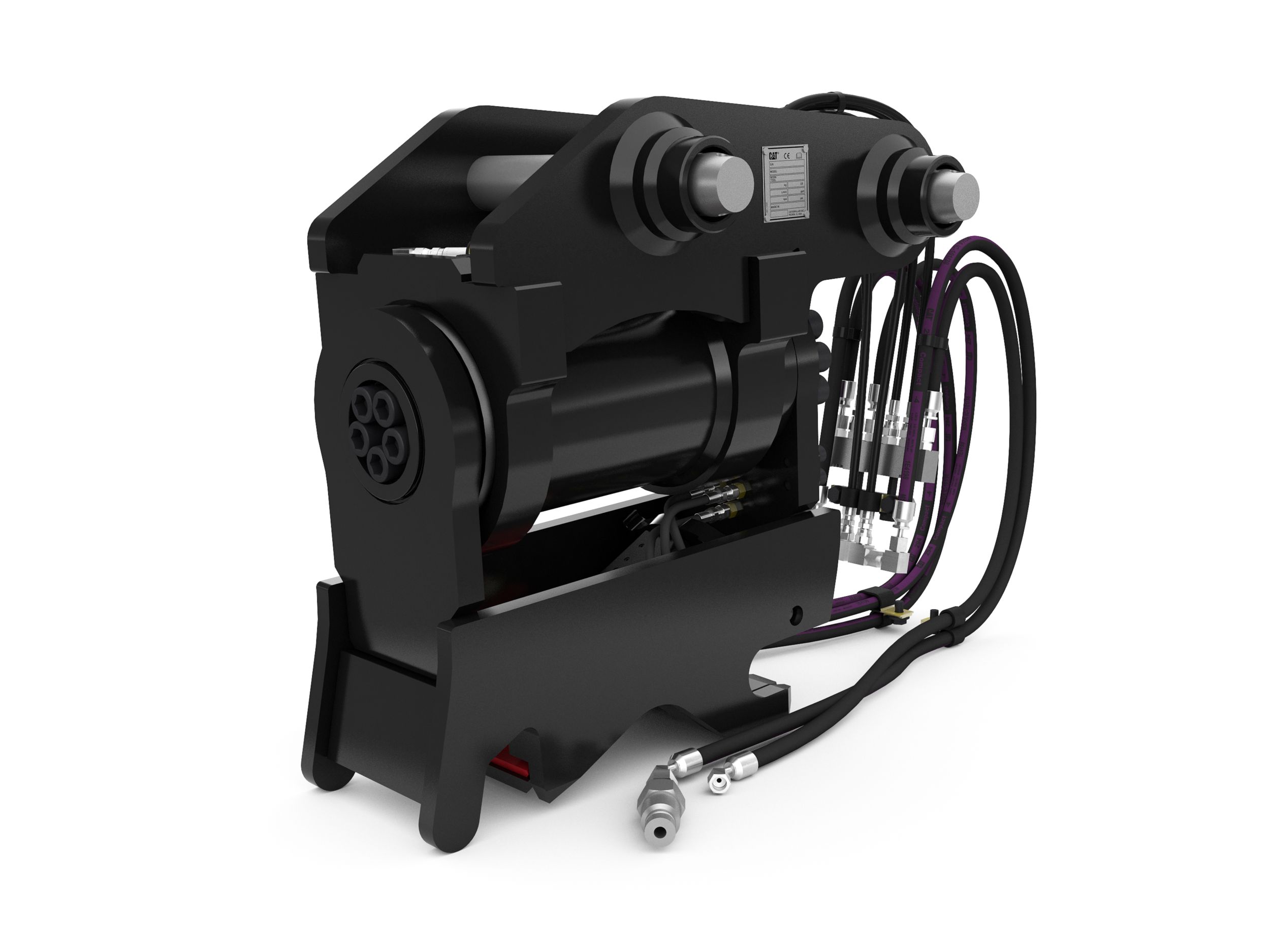 485-5305:Наклонный узел крепления с захватами двойной блокировки для мини-экскаваторов 8 т