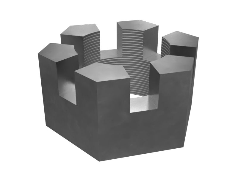 2B-2673:Шестигранная гайка с резьбой 1-3/4-5