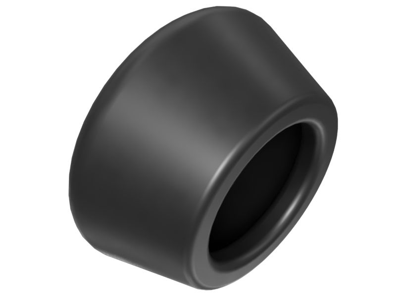 8J-1623:Кожух рычага управления из синтетического каучука