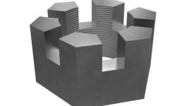 2B-2673:Шестигранная гайка с резьбой 1-3/4-5