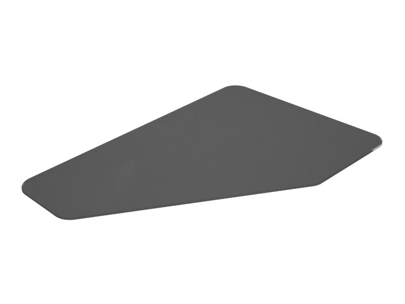 150-5105:Безосколочное стекло для передней двери кабины, толщина 5,84 мм