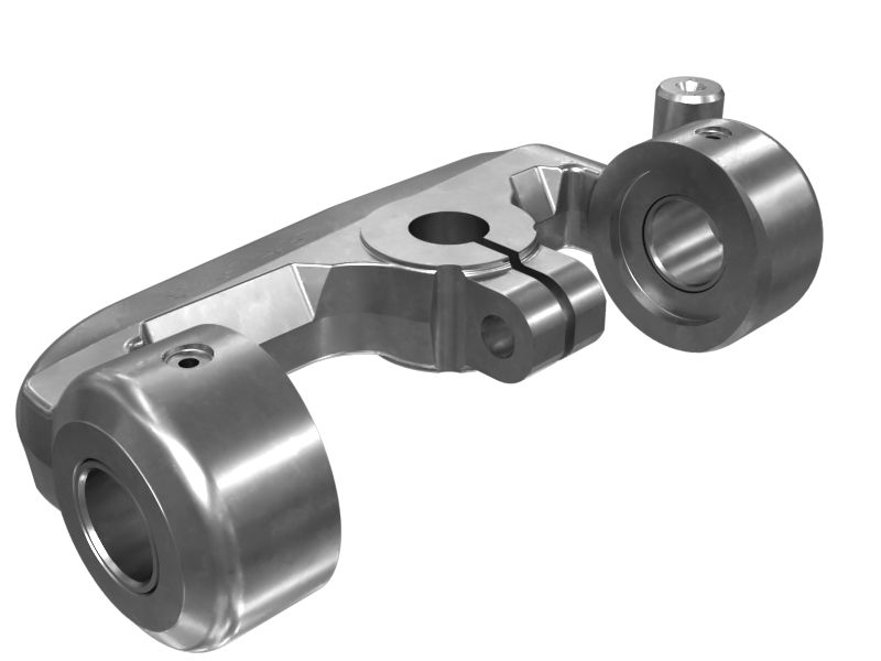 8X-3435:РЫЧАГ ПРАВЫЙ В СБОРЕ