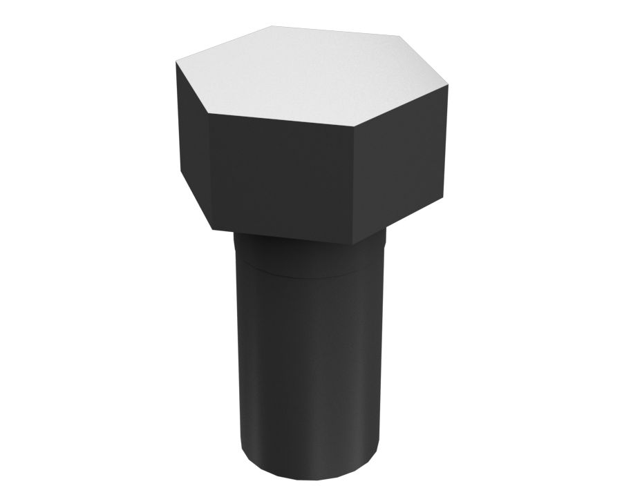 7X-0365:Болт с шестигранной головкой 3/4''-10 x 1 1/2''