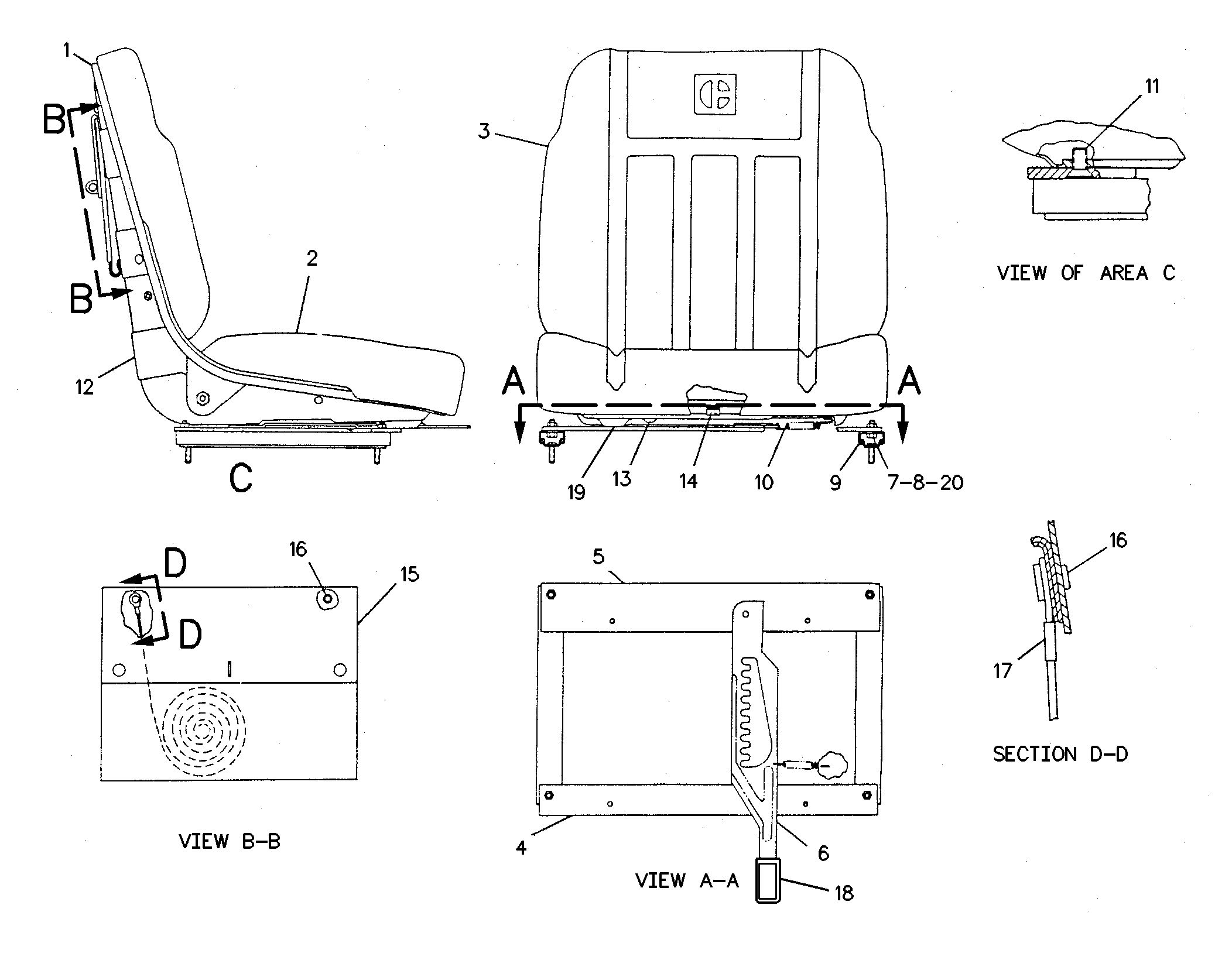 6W-9692:СИДЕНЬЕ