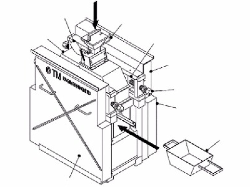 Rolls Crusher 8х8 валковая дробилка