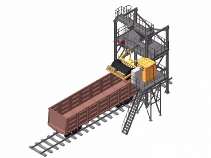 Установки уплотнения сыпучих грузов в полувагонах