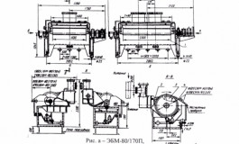 ЭБМ80/170П сепаратор электромагнитный барабанный